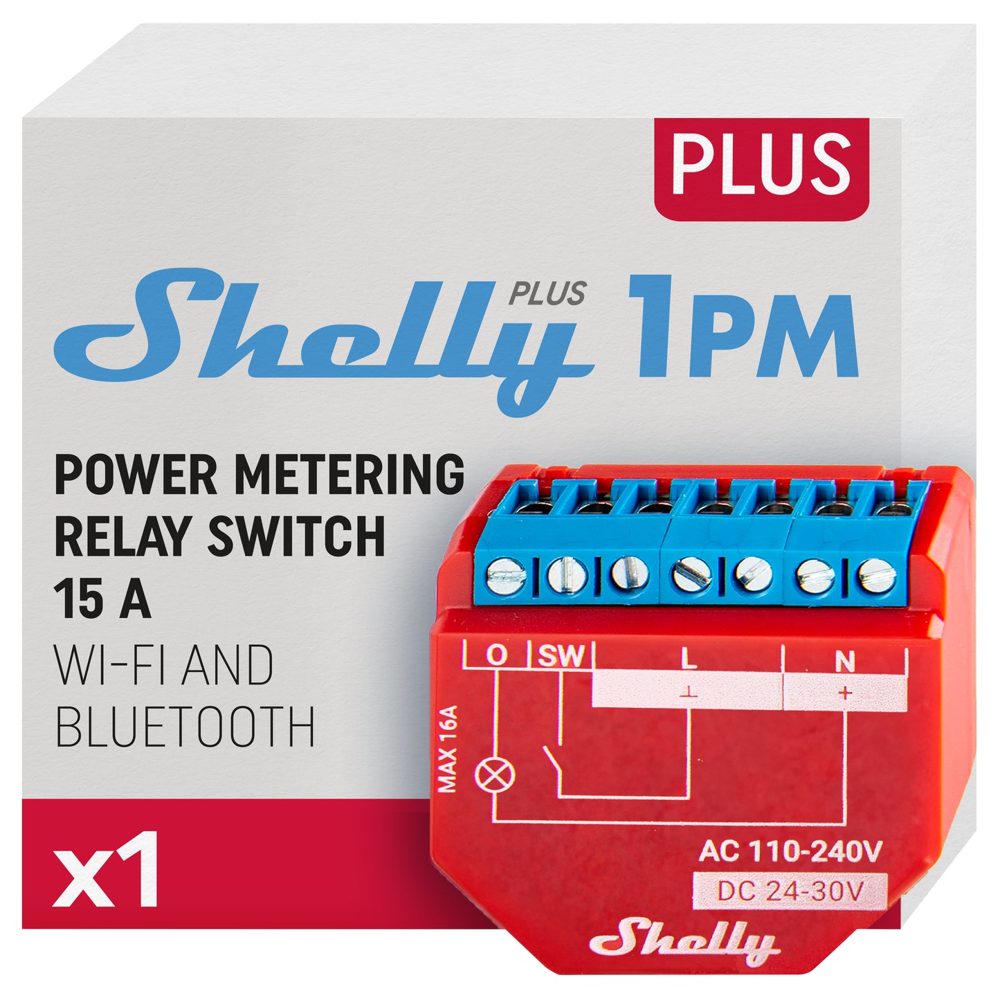 Shelly Plus 1PM UL