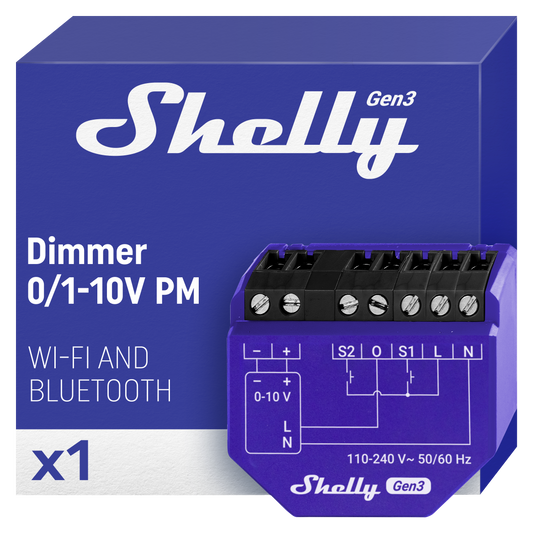 Shelly Dimmer 0/1-10V PM Gen 3