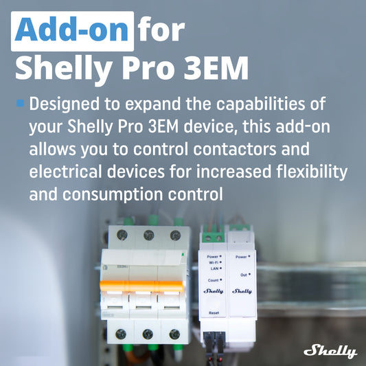 Shelly Pro 3EM Switch Add-on