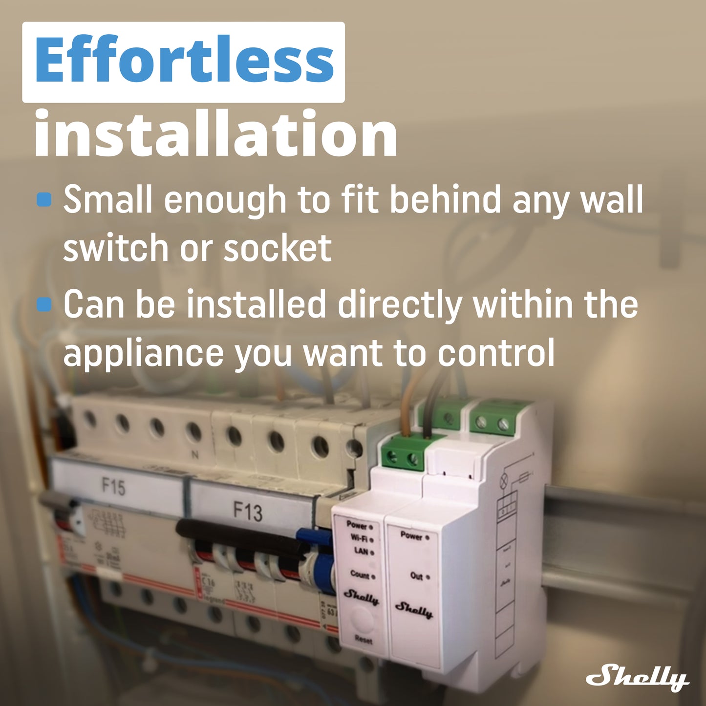 Complemento de interruptor Shelly Pro 3EM