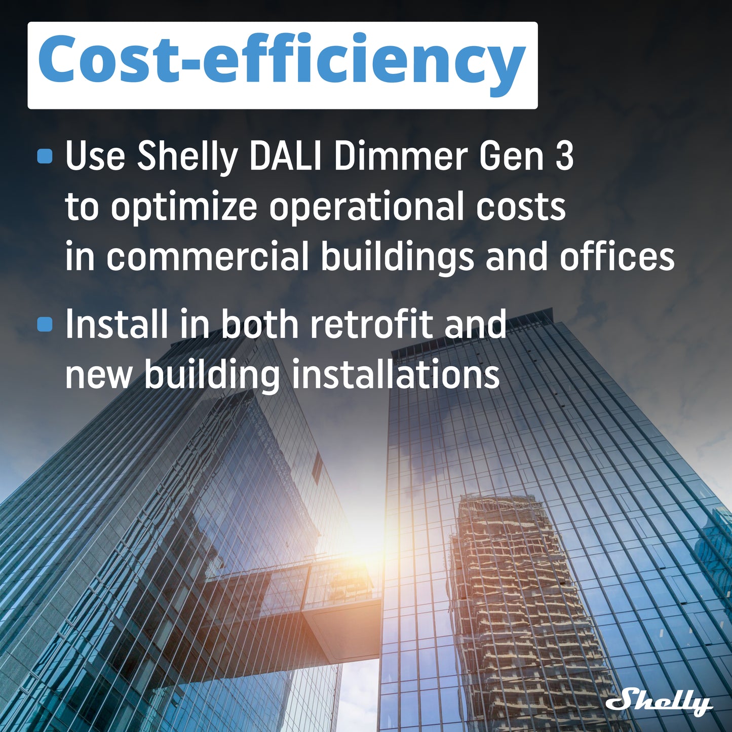 Regulador de intensidad DALI Shelly Gen3