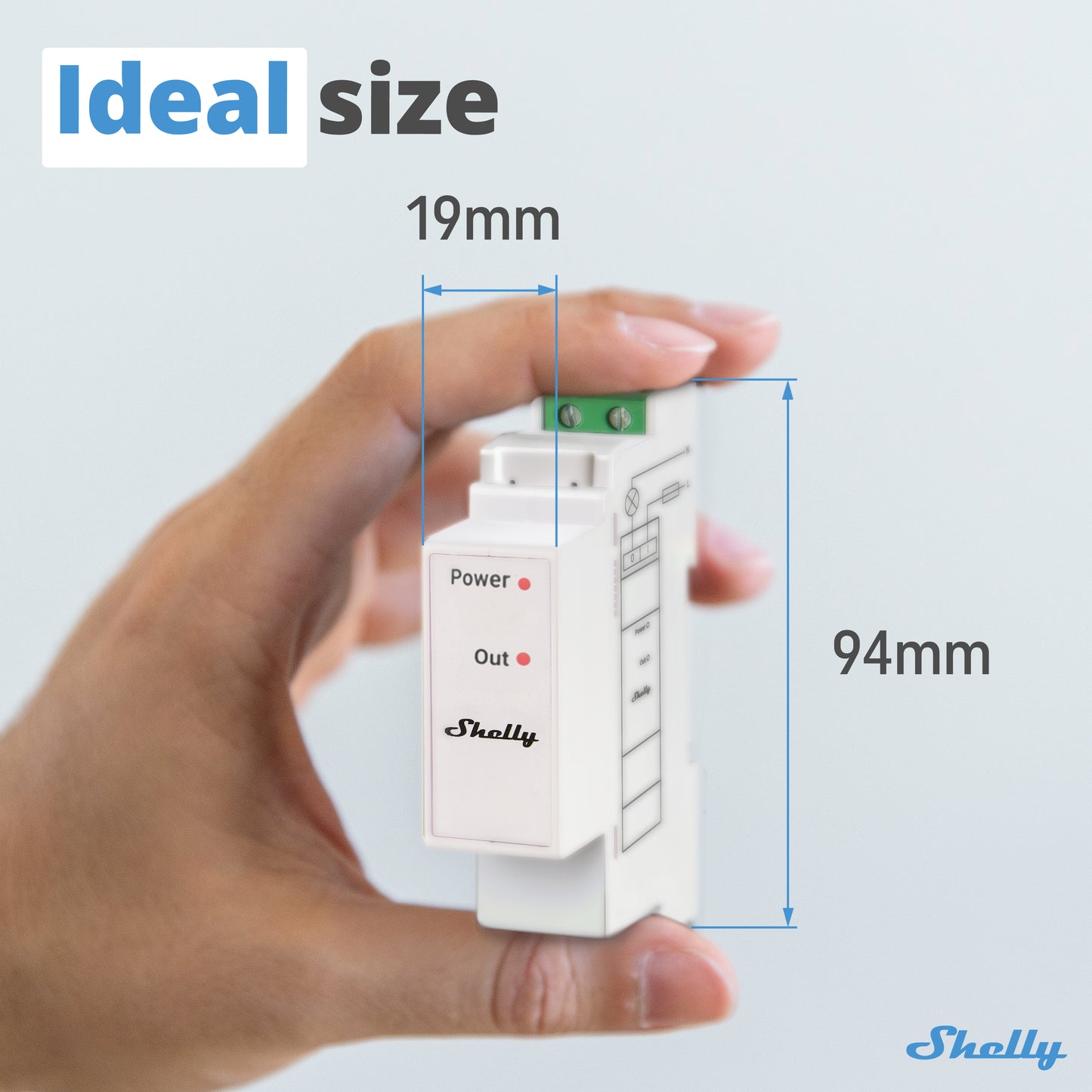 Complemento de interruptor Shelly Pro 3EM