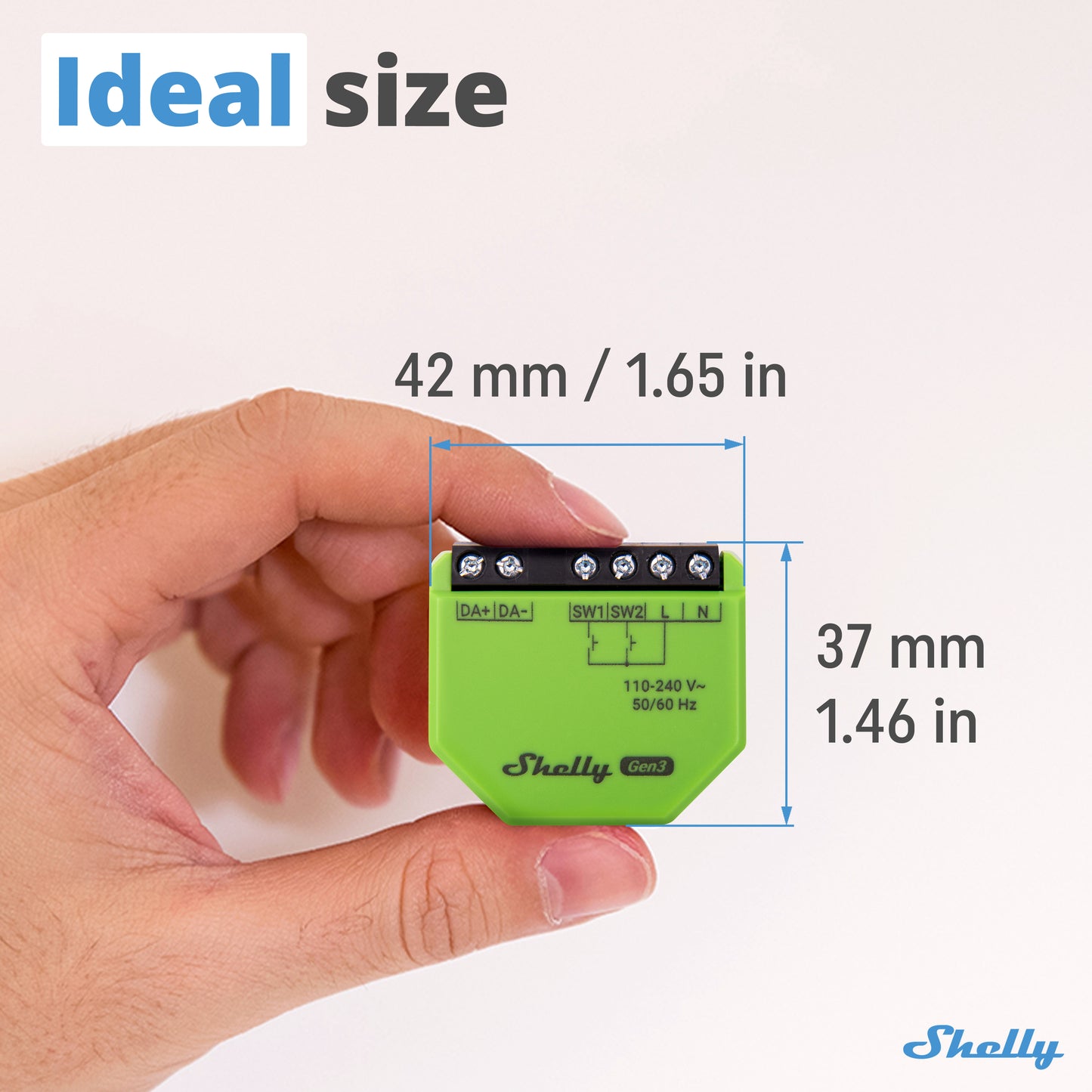Regulador de intensidad DALI Shelly Gen3