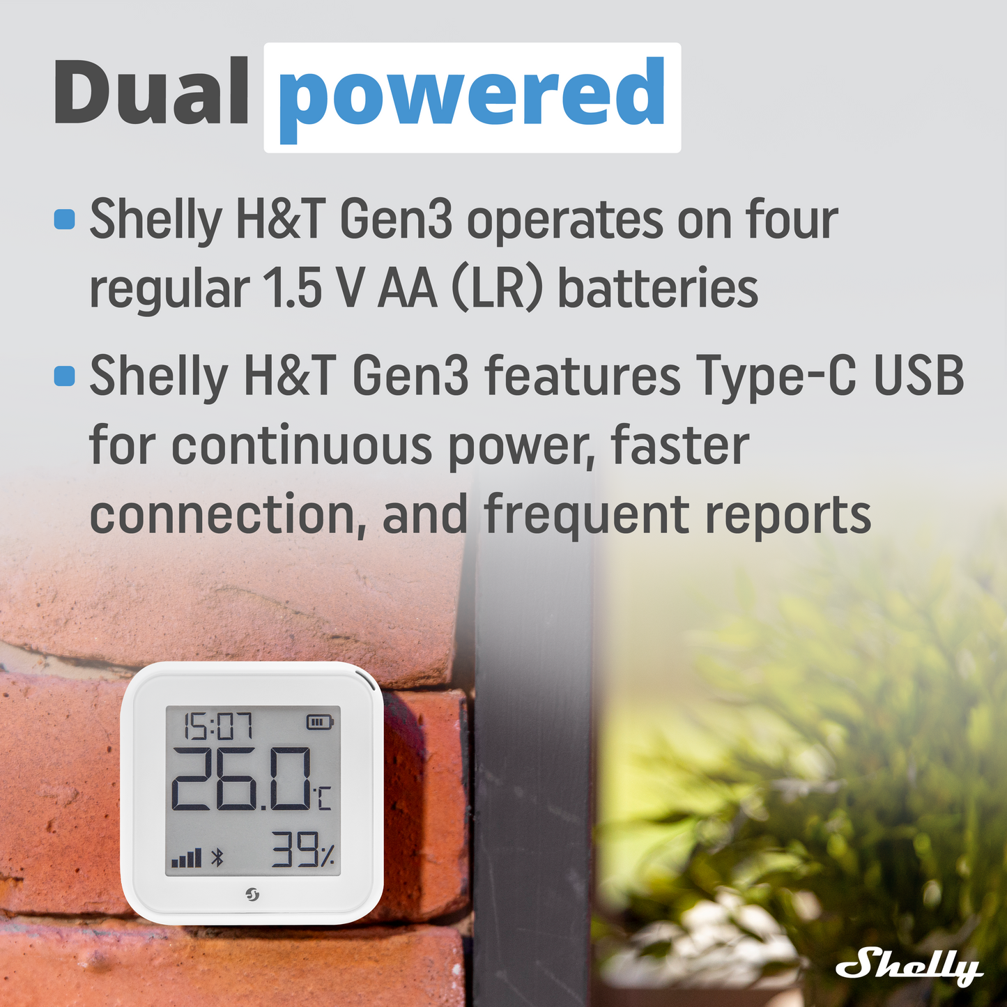 Shelly Gen 3 H&T White