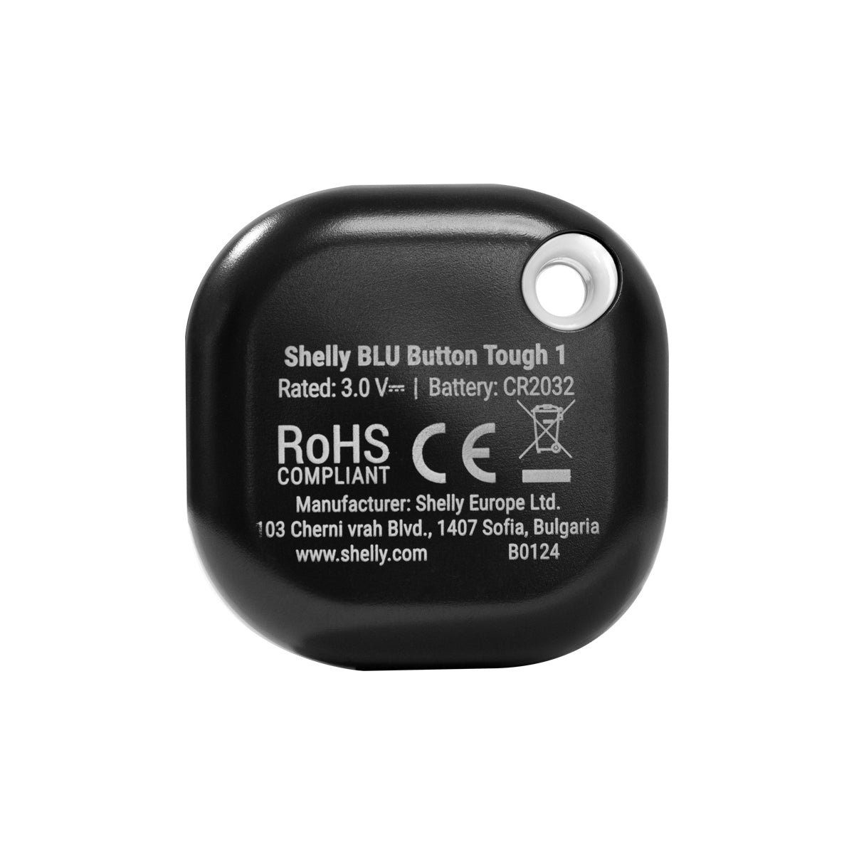 Botón Shelly BLU Negro Resistente