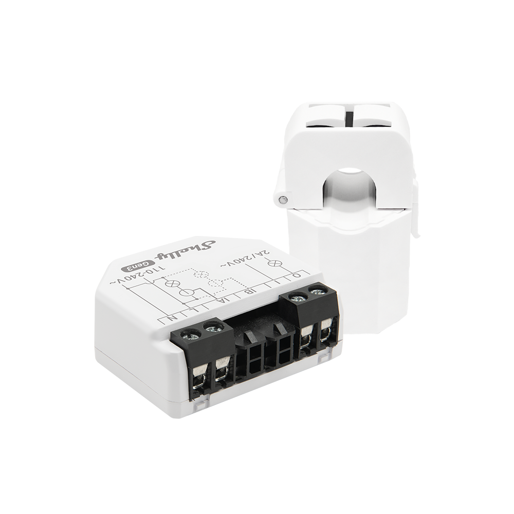 Shelly EM Gen 3 con transformador de 50 amperios