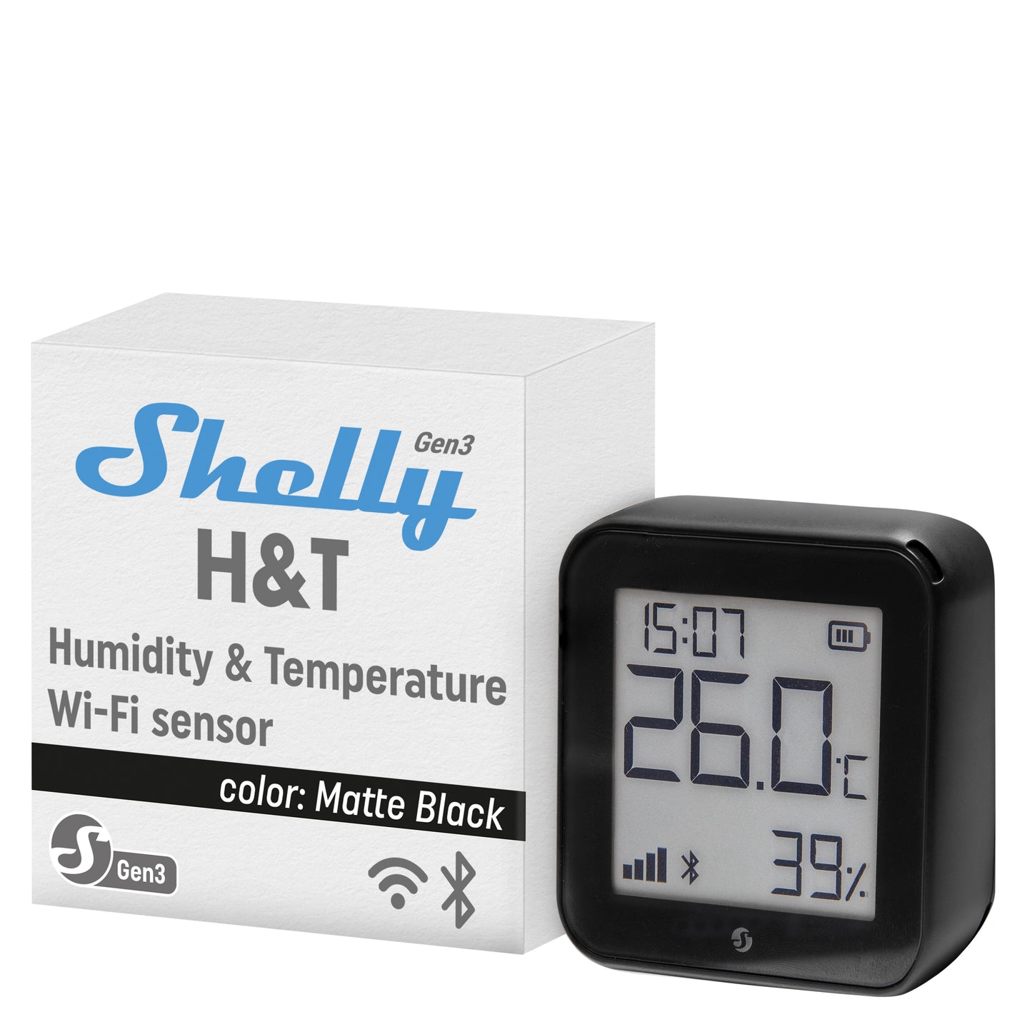 Shelly Gen 3 H&T Negro