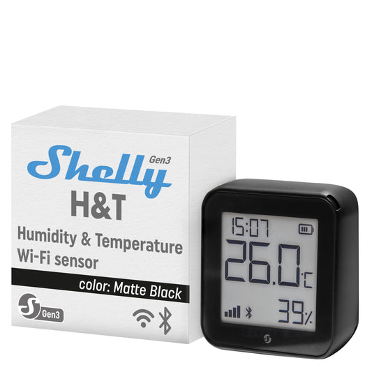 Shelly Gen 3 H&T Black