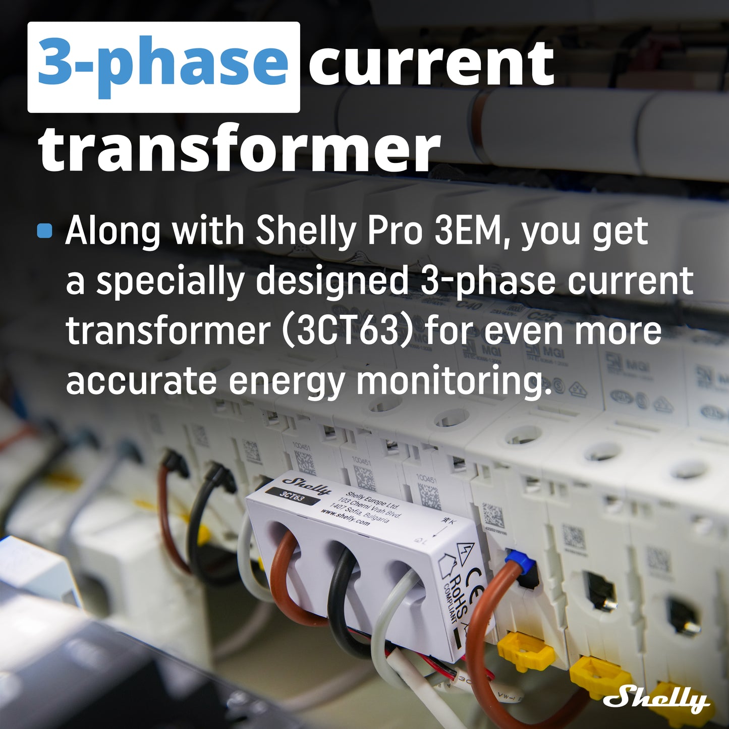 Shelly Pro 3EM-3CT63