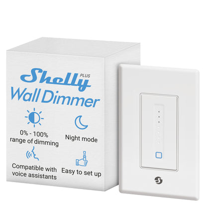 Regulador de intensidad de pared Shelly Plus