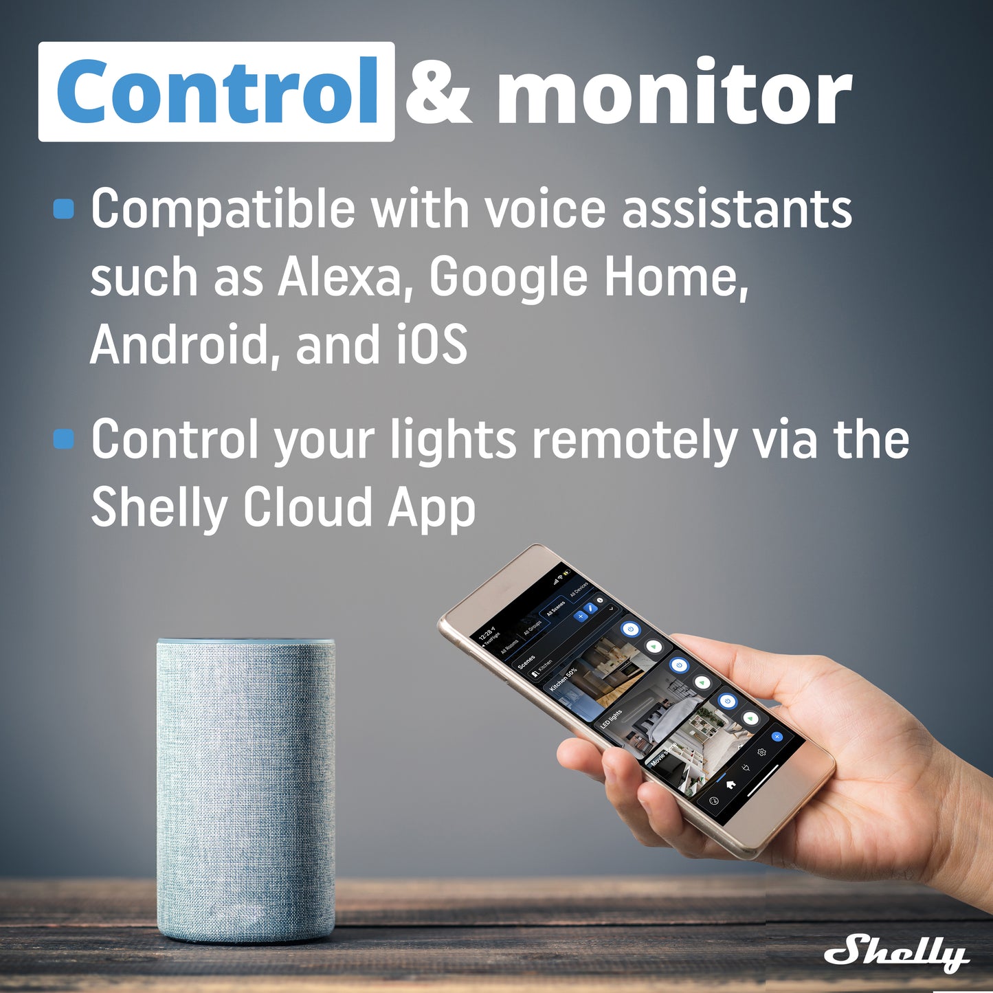 Regulador de intensidad de pared Shelly Plus