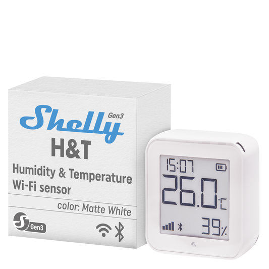 Shelly Gen 3 H&T White