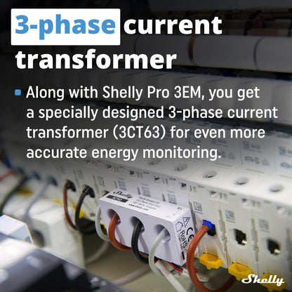 Shelly Pro 3EM-3CT63